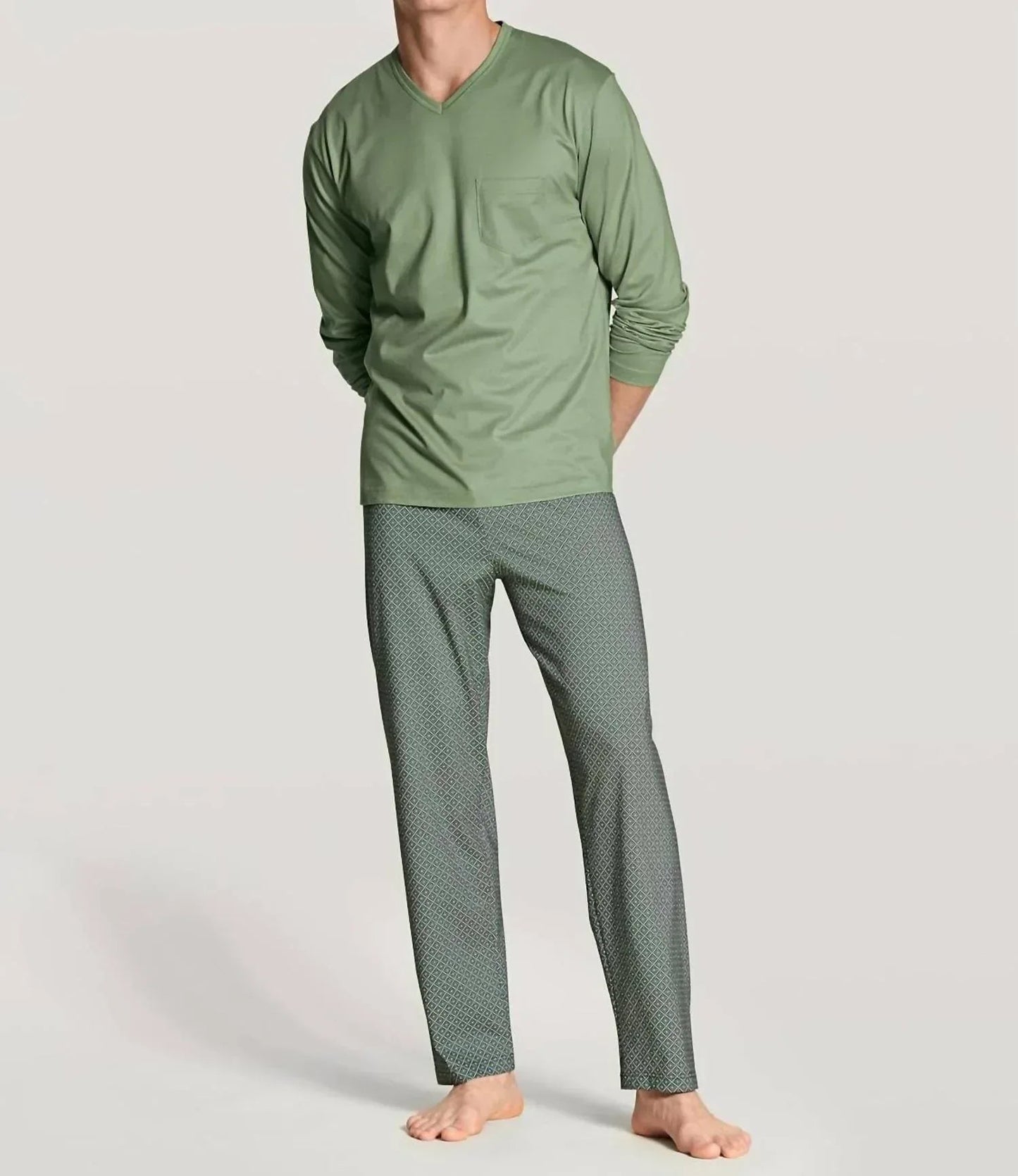 Relax Imprint Langer Schlafanzug-Set