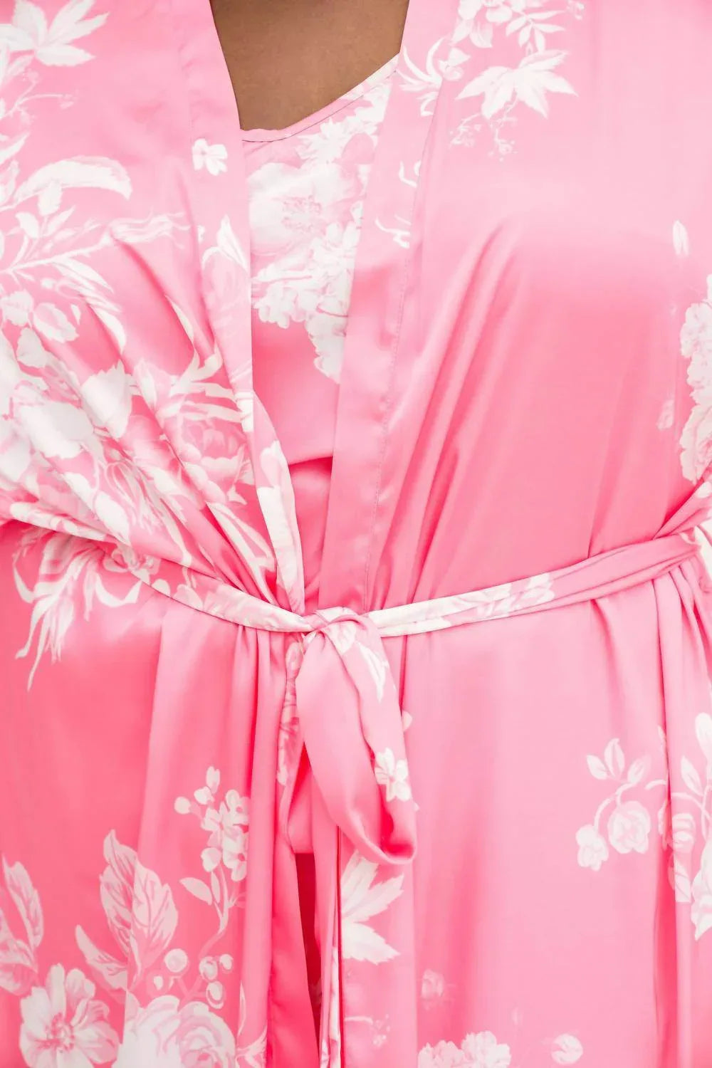 Floral Maxi Robe - Plus