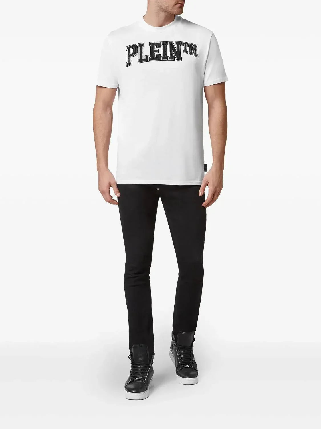 Rhinestone Logo Graphic T-shirt