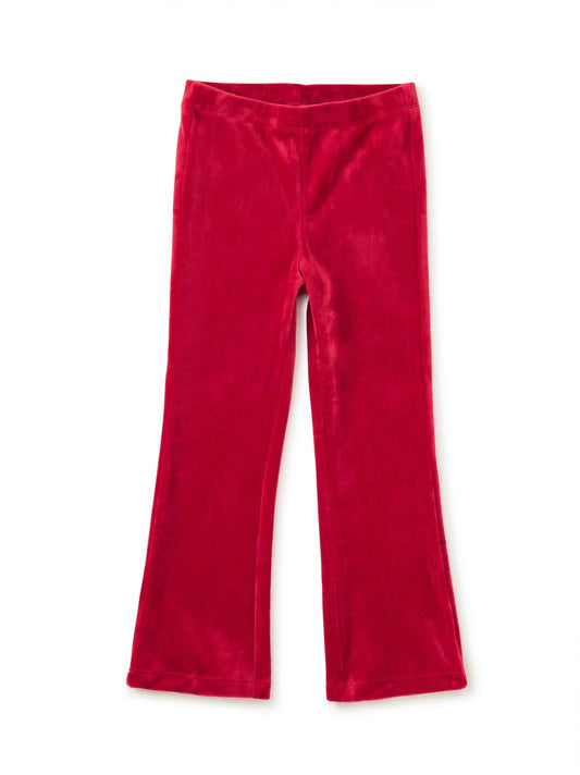 Mädchen-Velour-Schlaghose