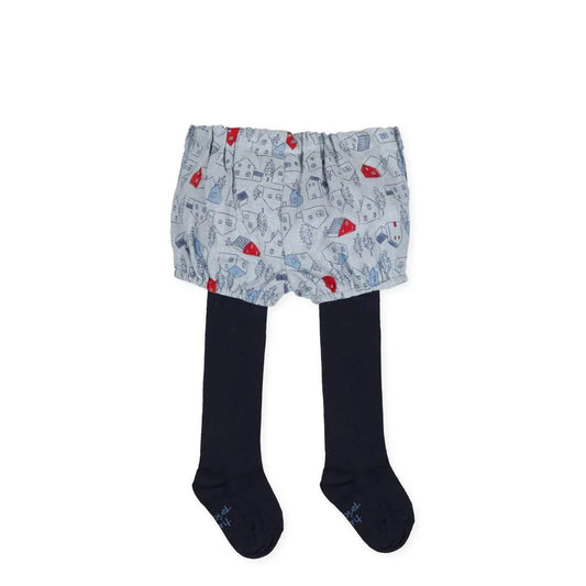 Mädchen-Shorts mit Strumpfhose