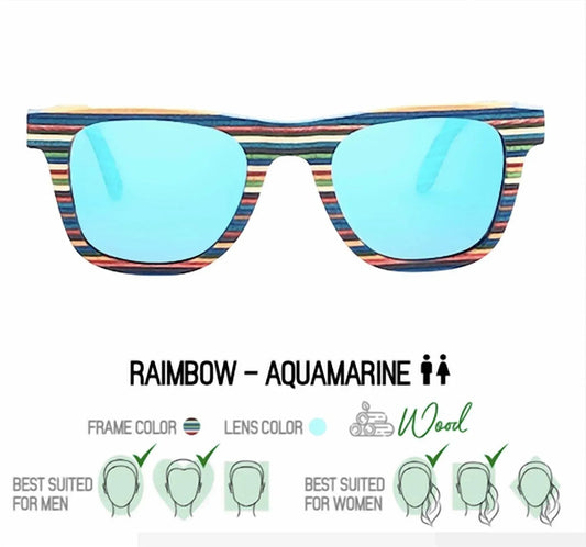 Unisex Regenbogen-Sonnenbrille