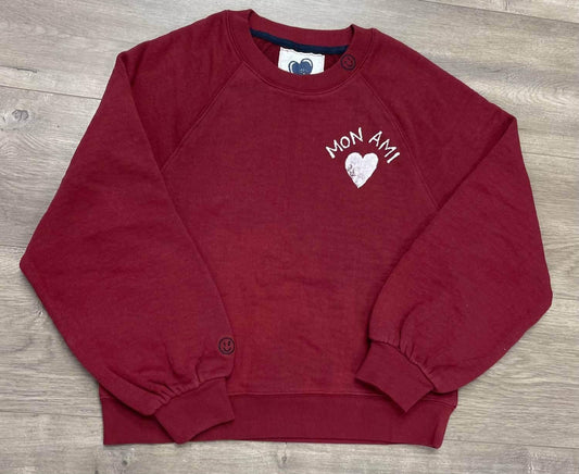 Women's Madz Mon Ami With Heart Sweatshirt