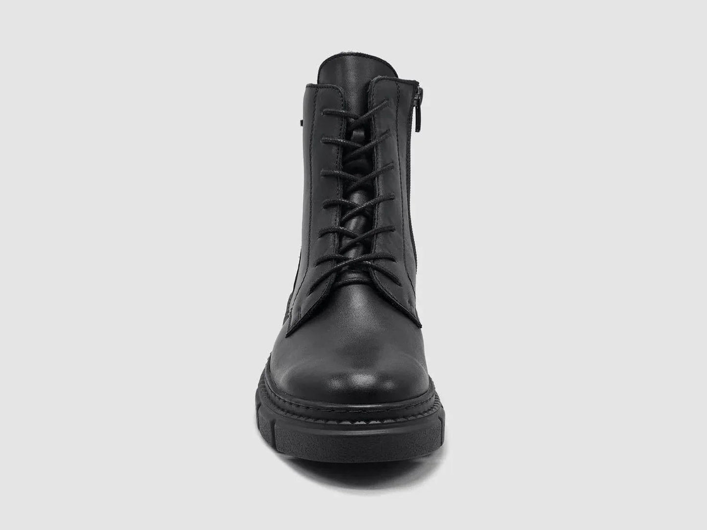 Women's Hebe Fur-lined Zip-up Leather Boots