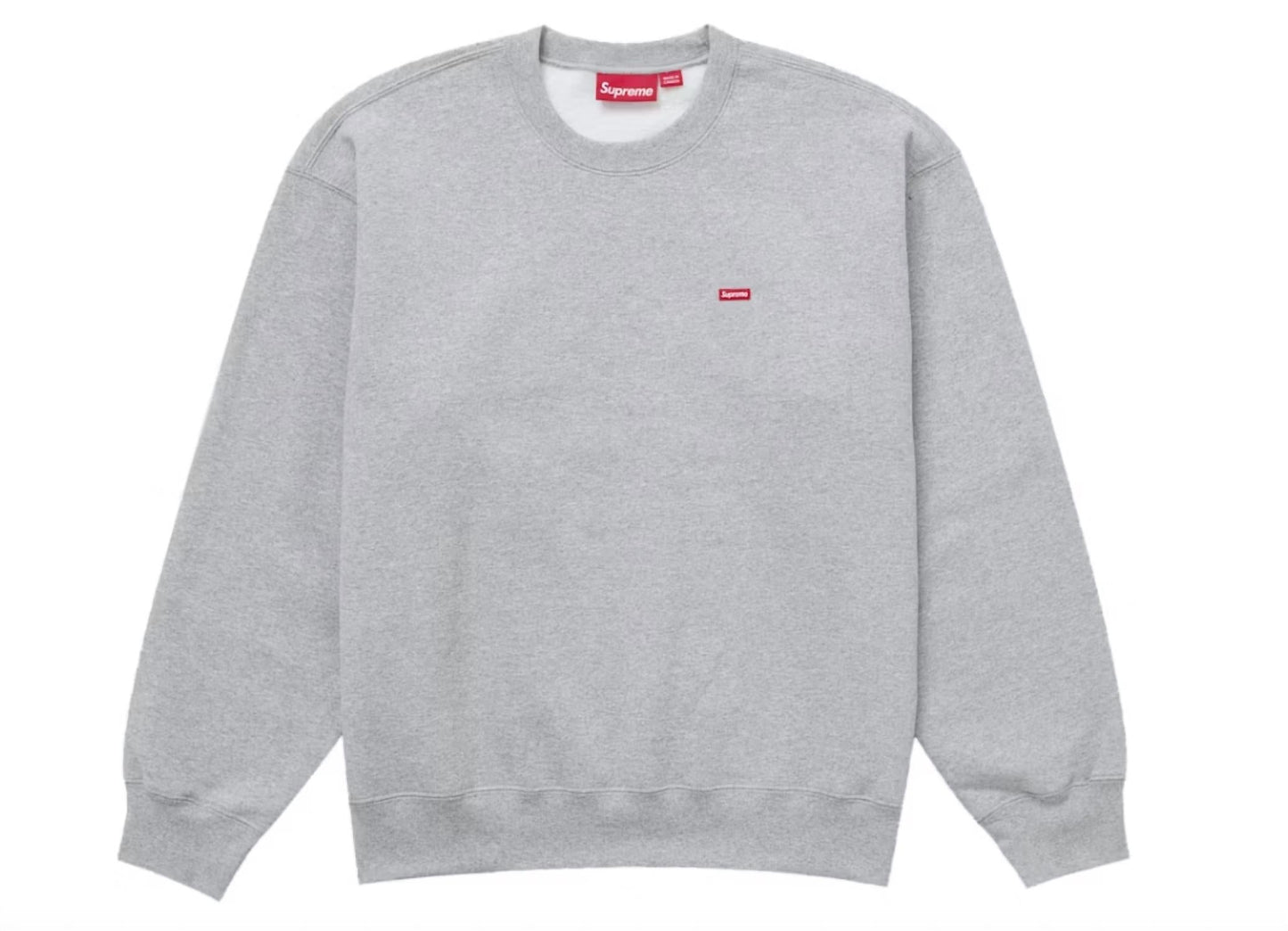 Herren-Rundhals-Sweatshirt mit kleinem Box-Logo
