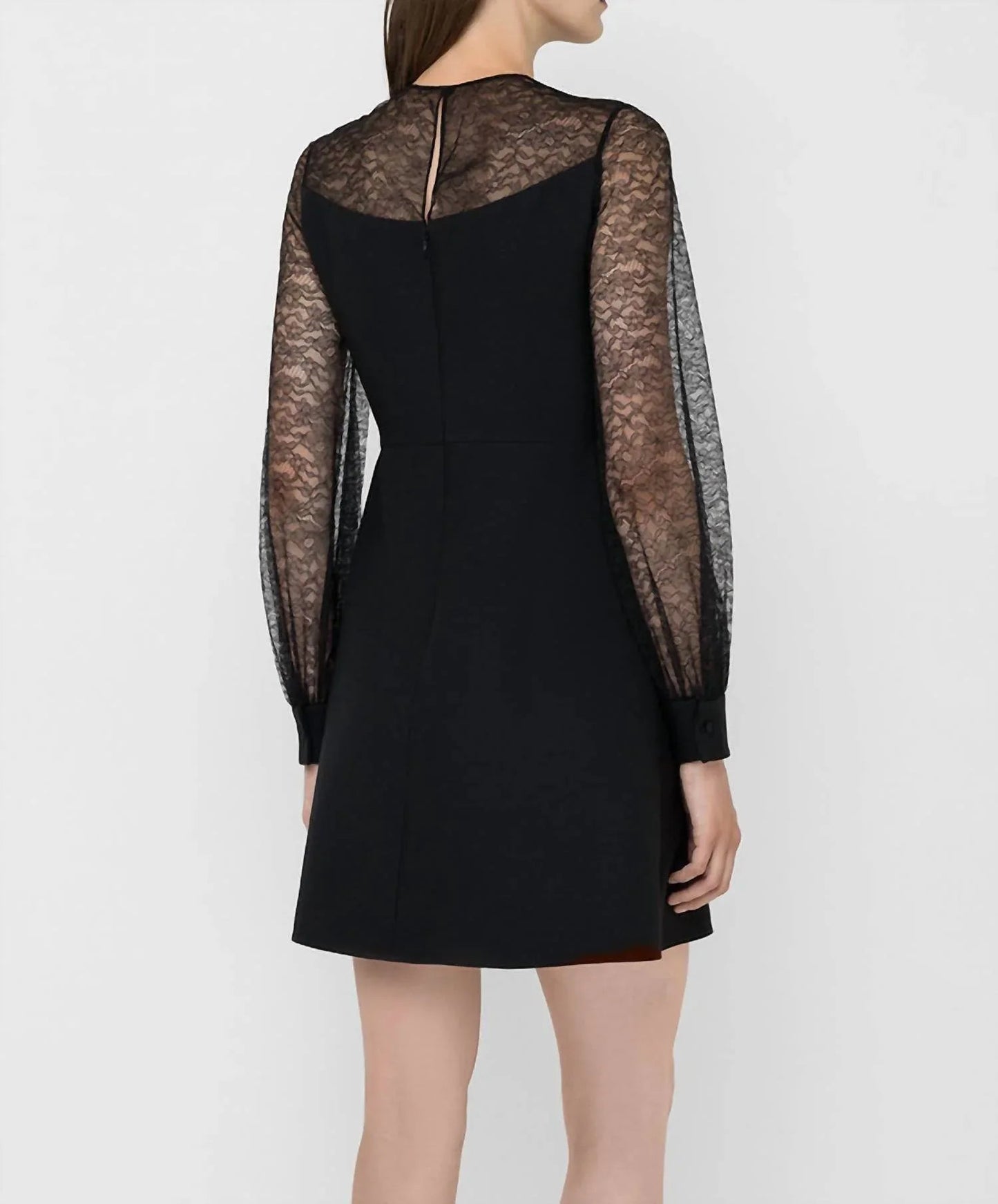 Kleid mit Spitzeinsatz