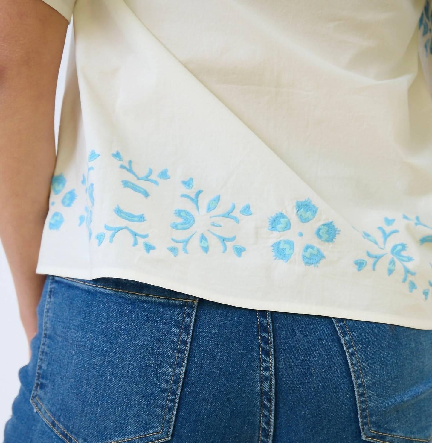 Georgia Square Neck Blouse