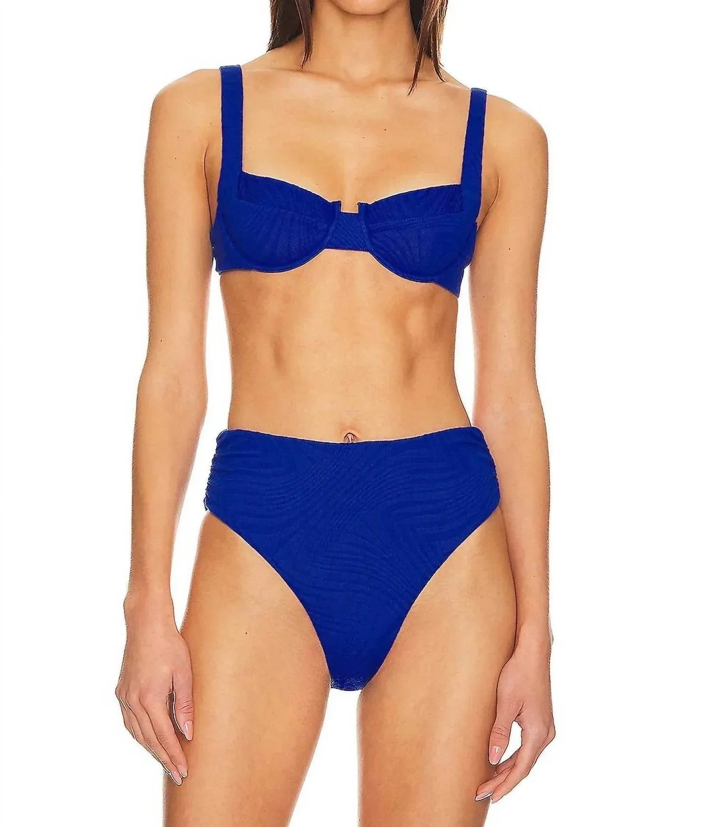Casanova Textured Jersey Bikini Top