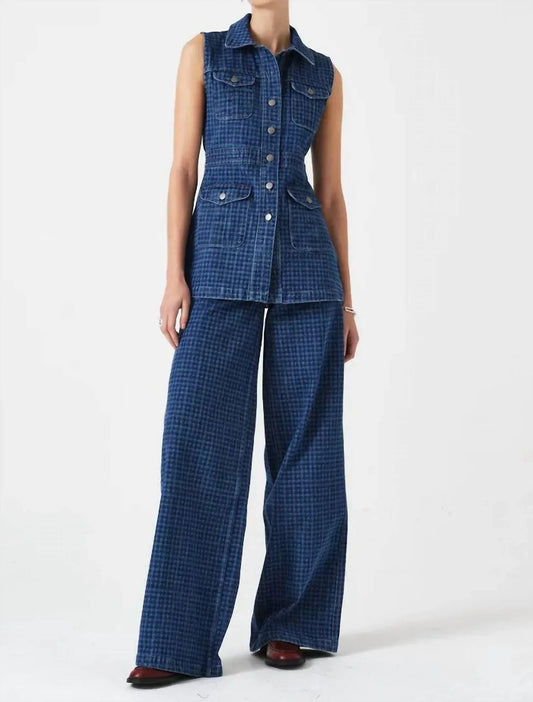 Ani Sleeveless Button Front Vest