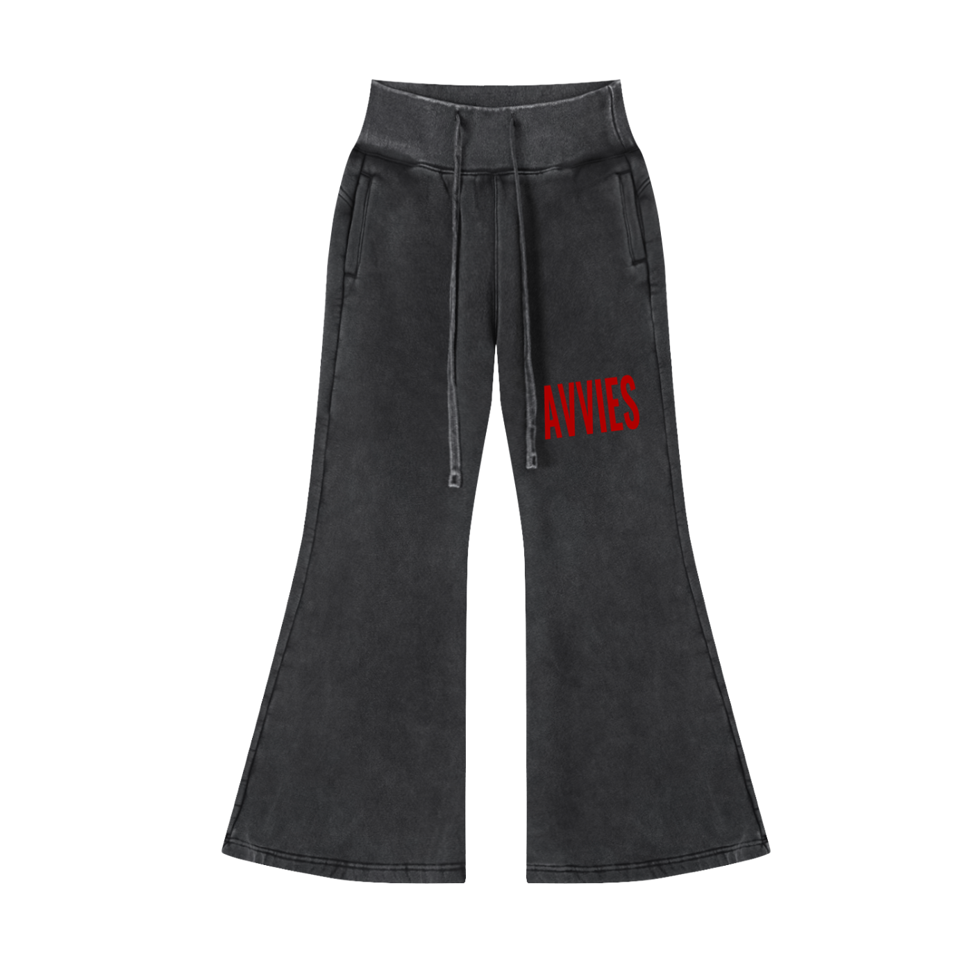 Vintage Washed Flared Fleecehose