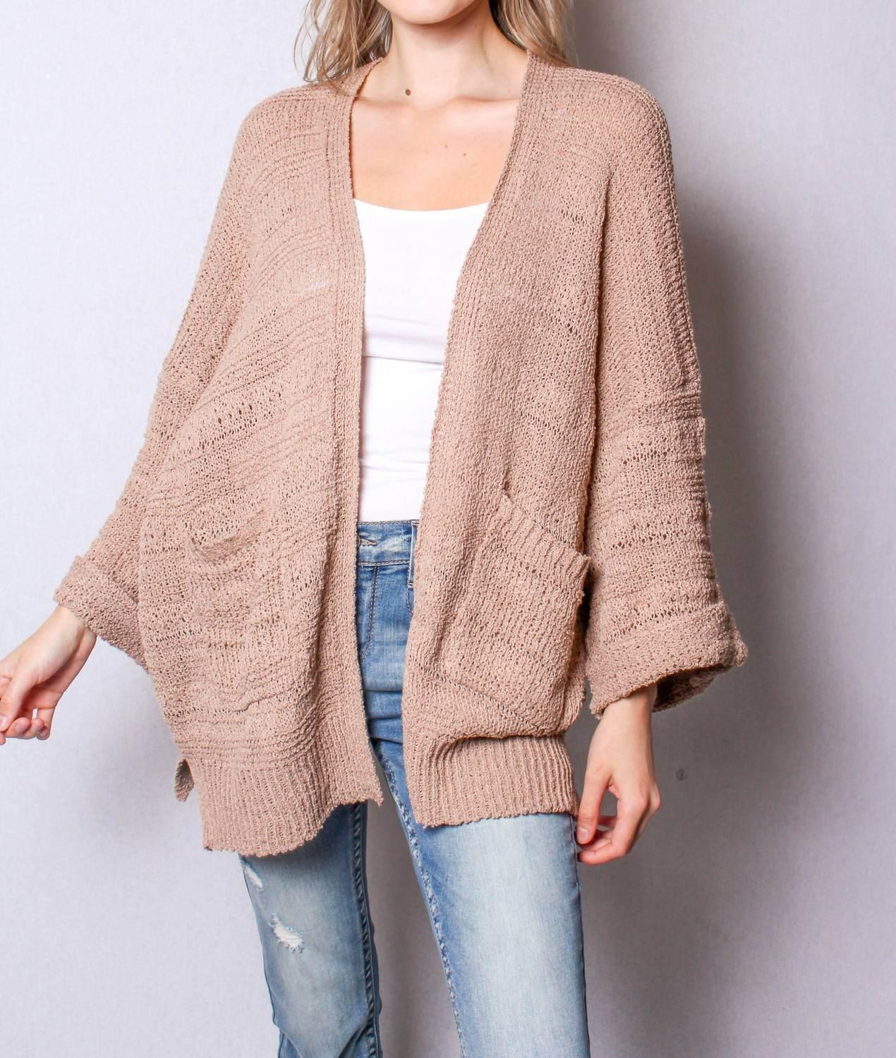 Offener Cardigan