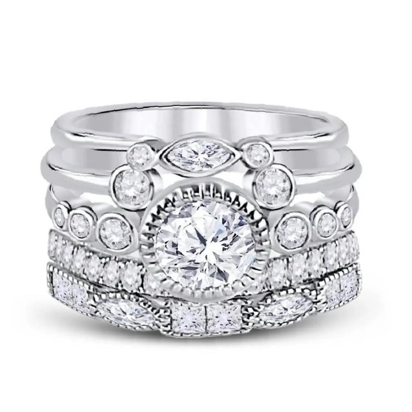 Women's Melina Stacking Ring Set