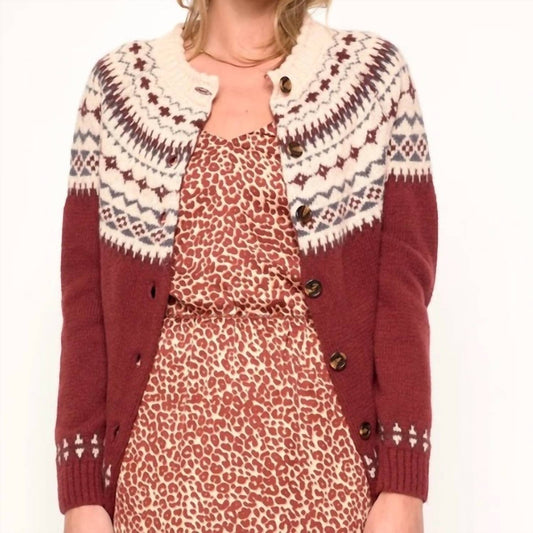 sonnige Strickjacke