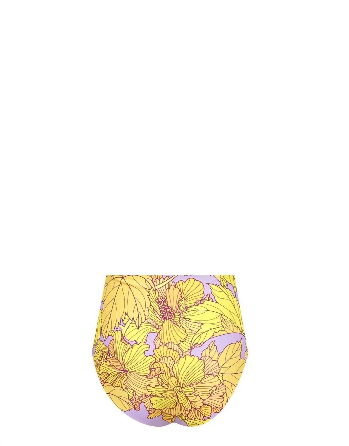 Women's Reversible Compression High Waist Bikini Bottom