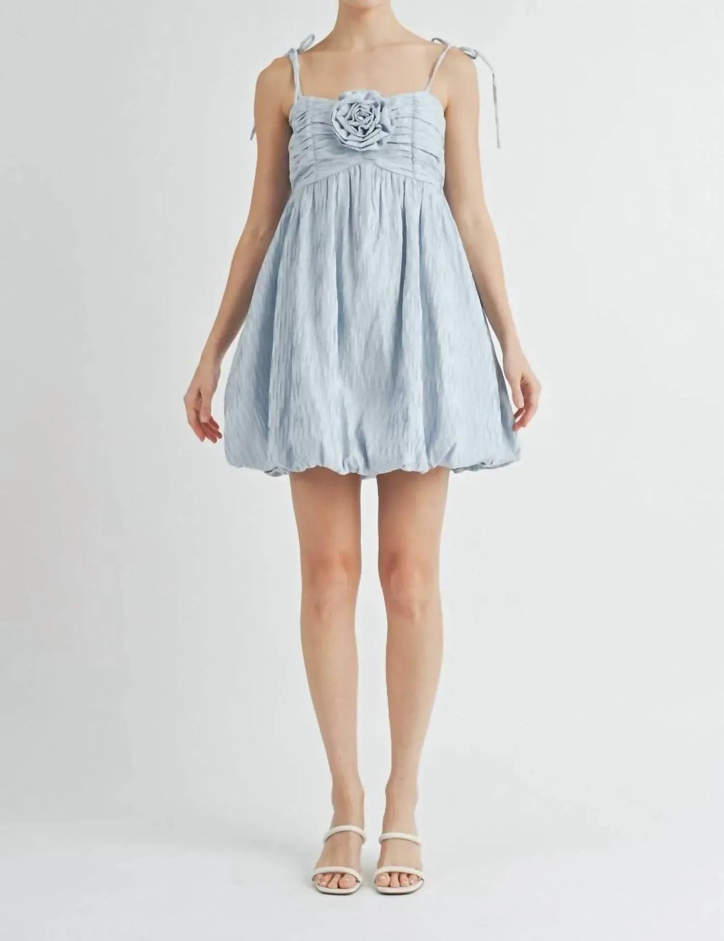 Rosetten-Minikleid