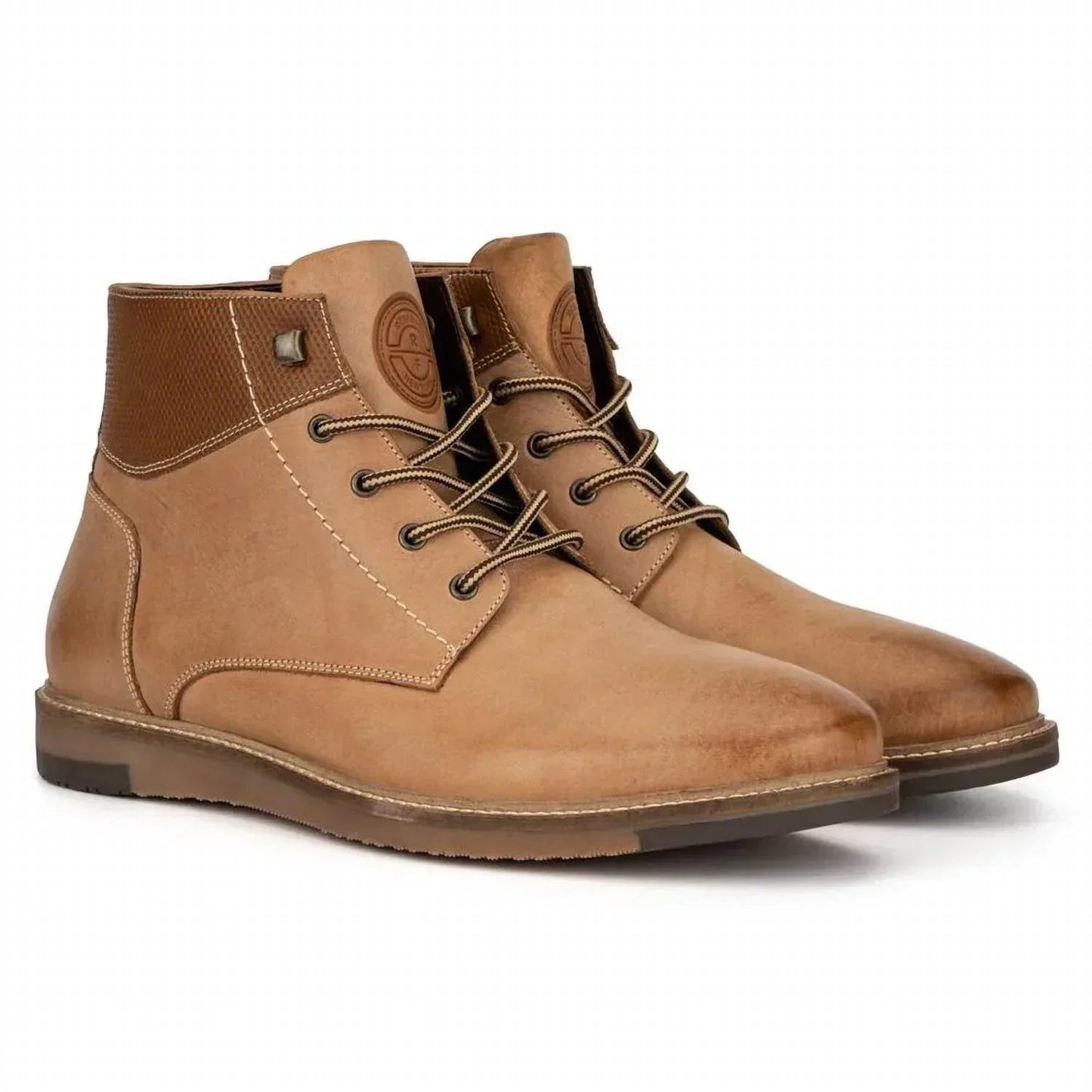 Men's Pion Leather Dress Boots