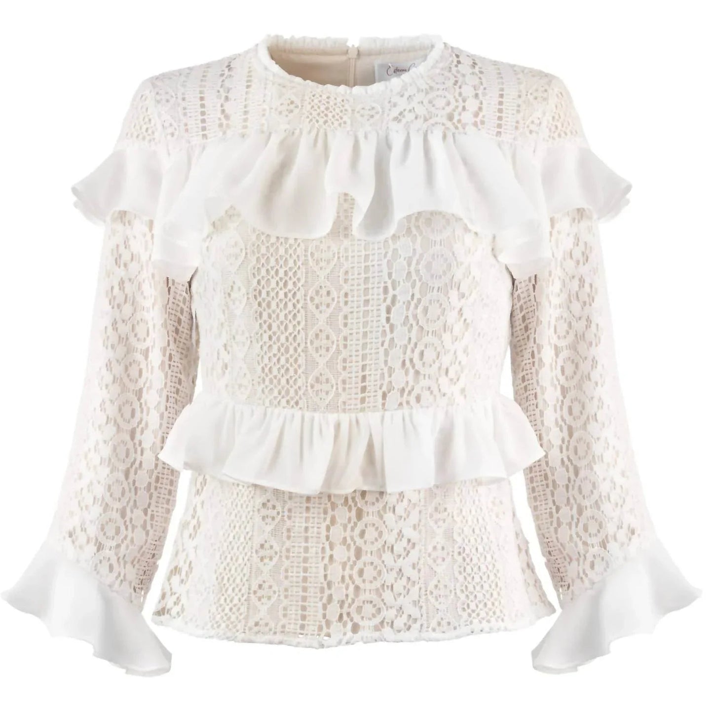 Naomi Lochstickereibluse