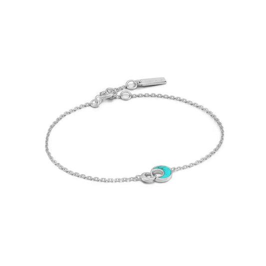 Women's Tidal Crescent Link Bracelet
