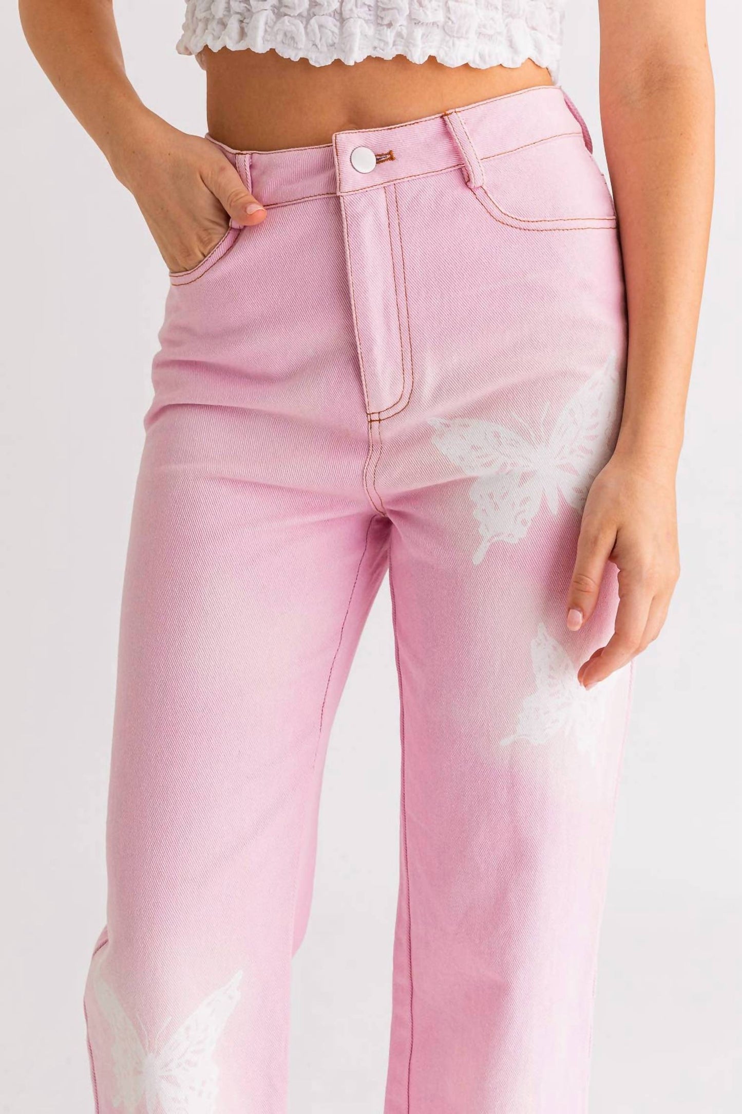 High-Waist Schmetterlingshose