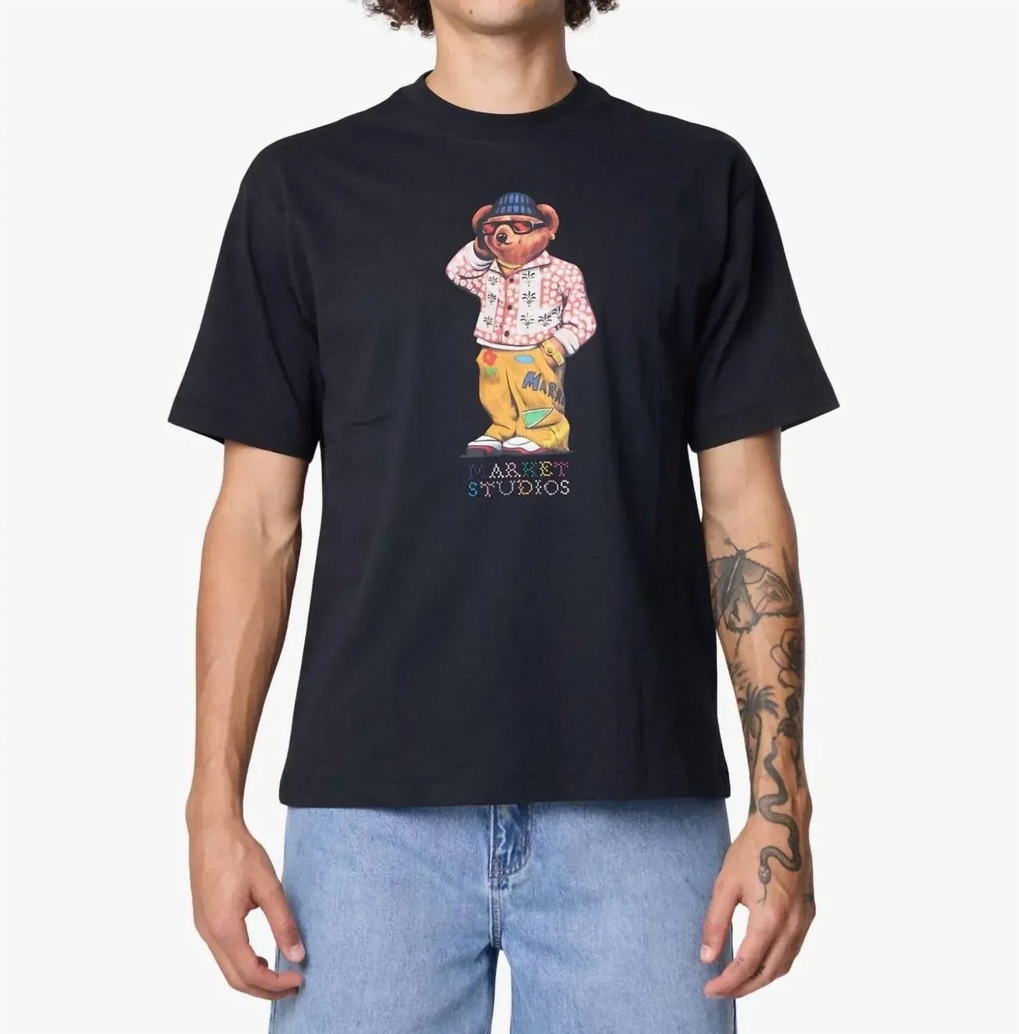 Folk Fitted Bear T-shirt