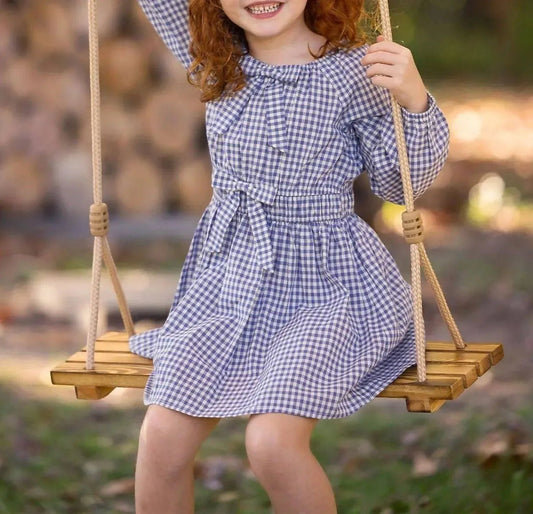 Mädchen-Kleid „Blaubeermarmelade“