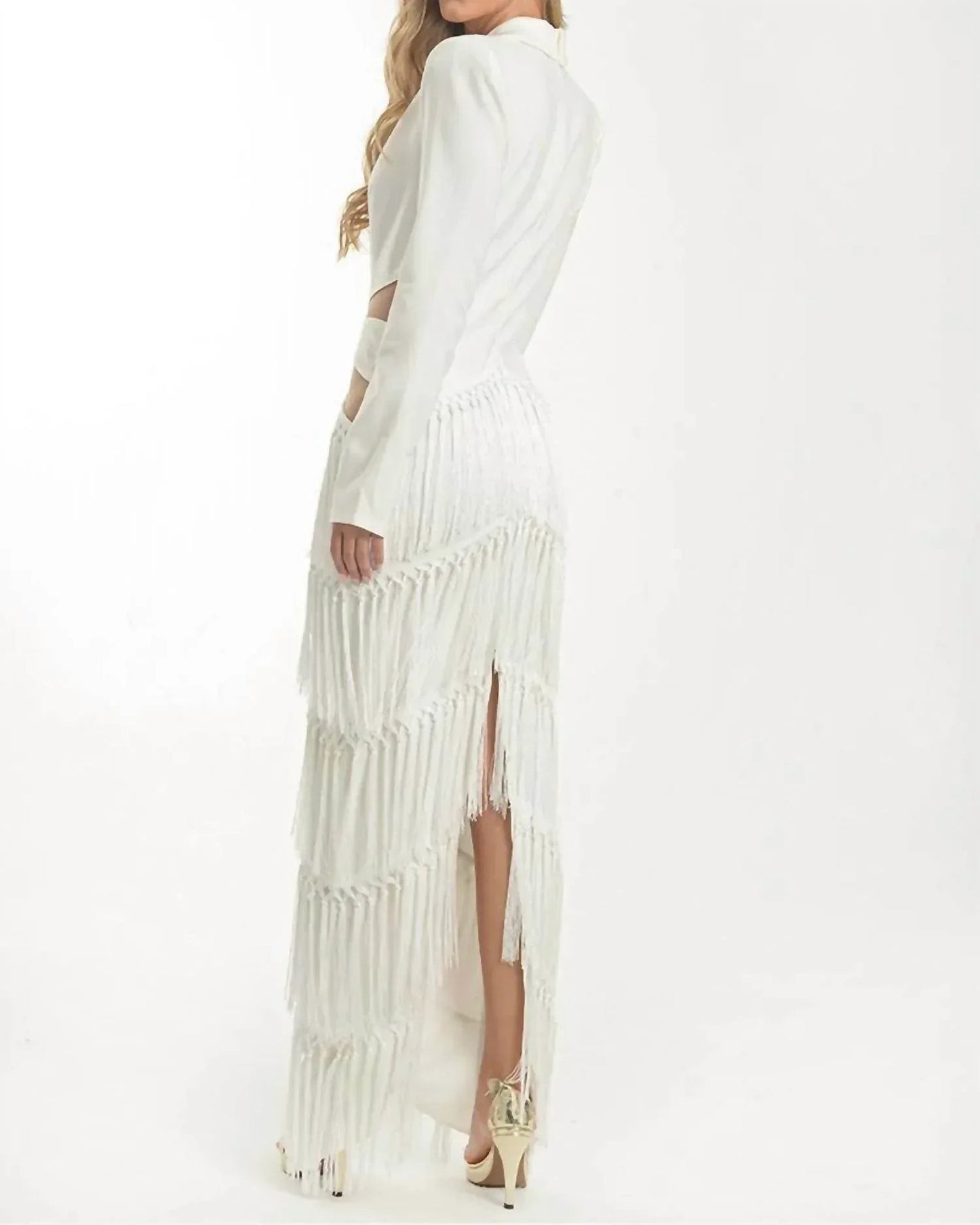 Fringe Fantasy Blazer Dress