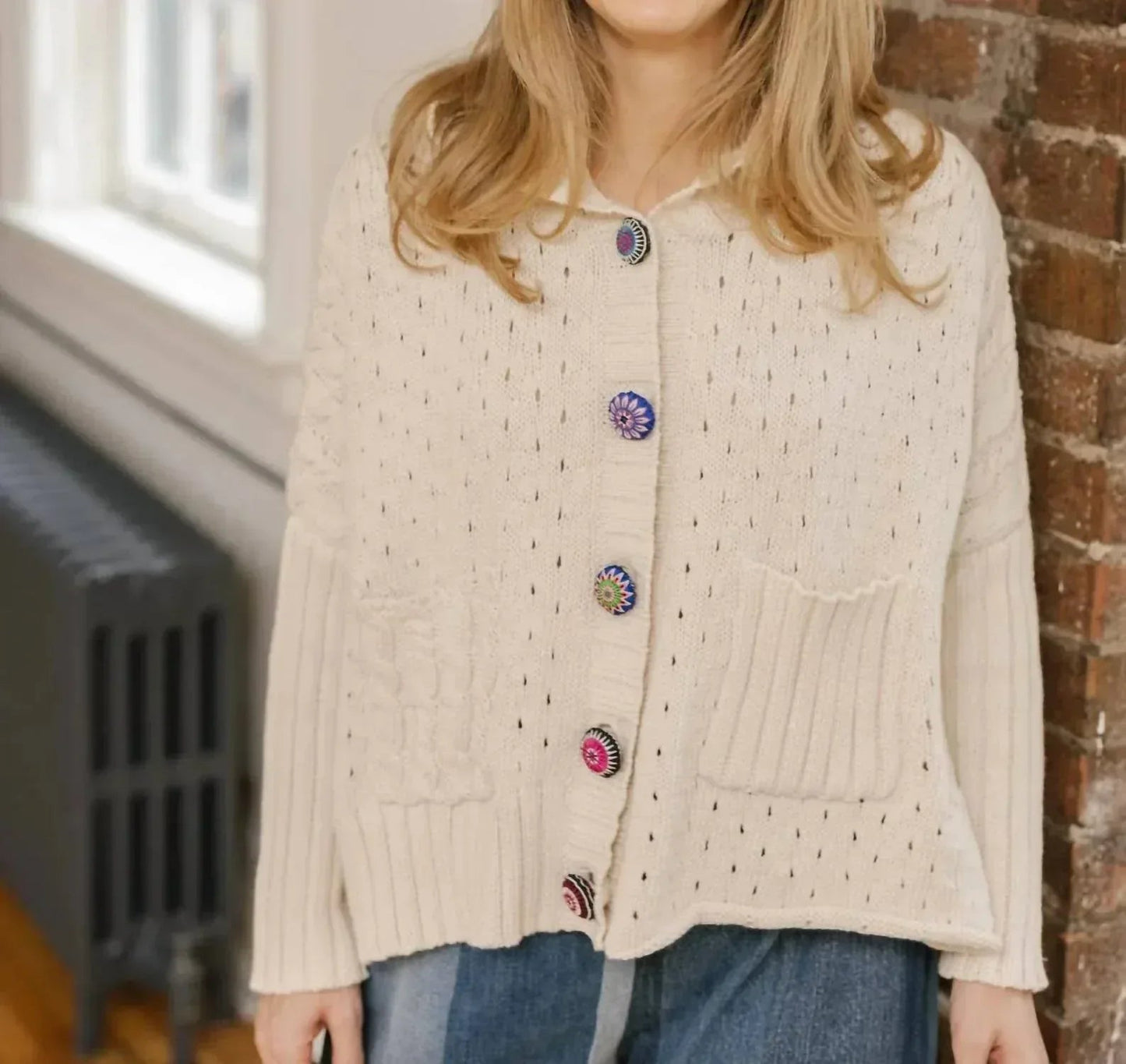 Cardigan mit Knopfleiste „Rome“