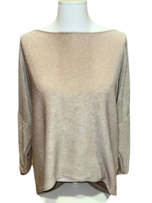 Women's Long Sleeve Shimmer Top