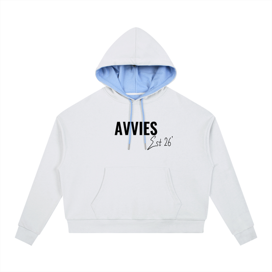 Contrast Drawstring Hoodie