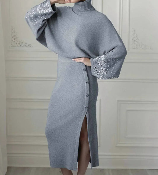 Women's Textured Turtleneck Sweater