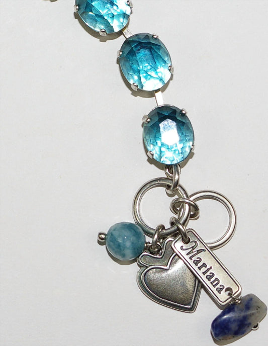 Women's Faceted Clear Bracelet
