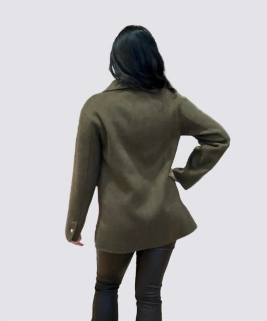 Cashmere Bark Jacket with Button