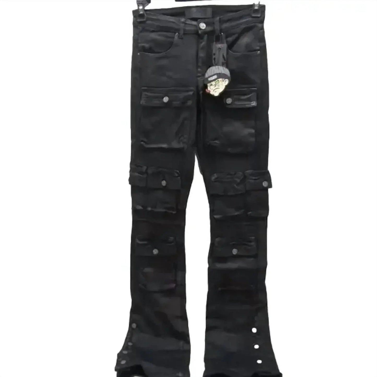 Beschichtete Cargo-Jeans für Herren