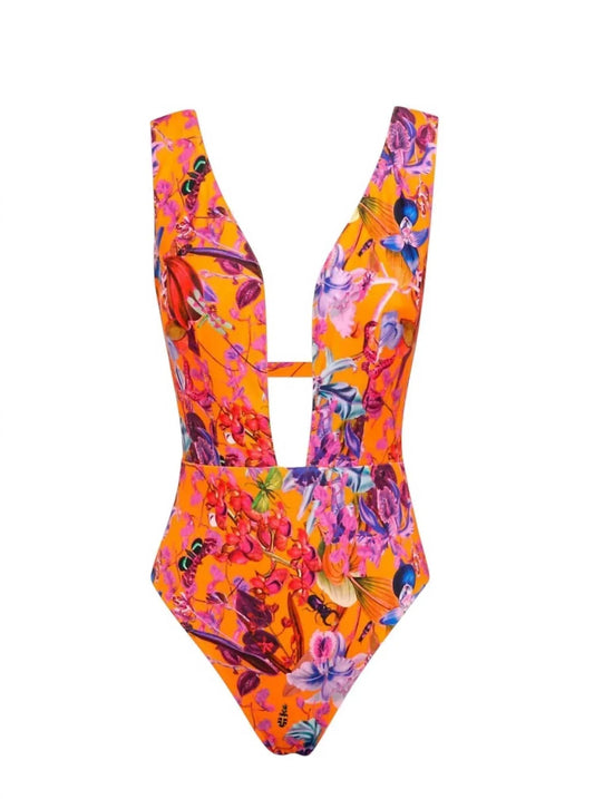 Women's Plunge One Piece Swimsuit