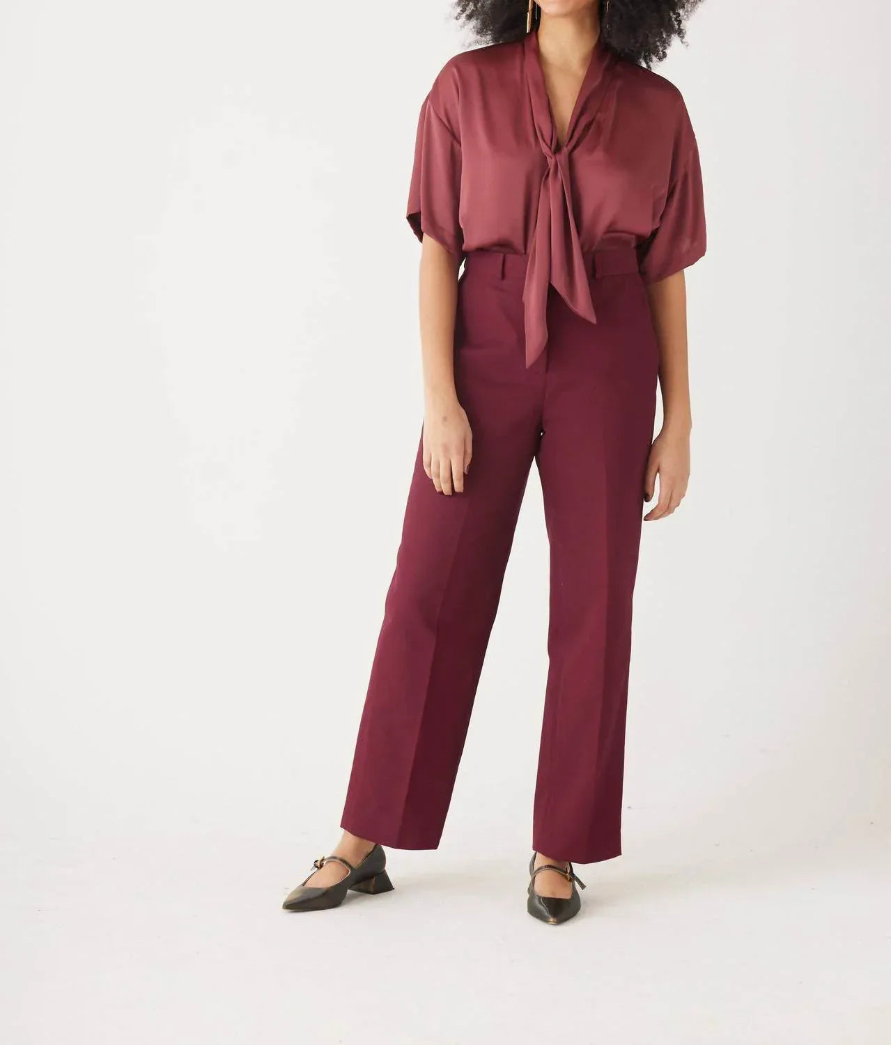 Piper Cotton Twill Full Length Pants