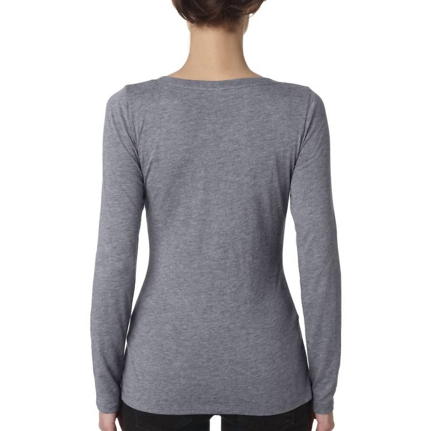Damen Elefanten-Spirit Langarm-Shirt mit Rundhalsausschnitt