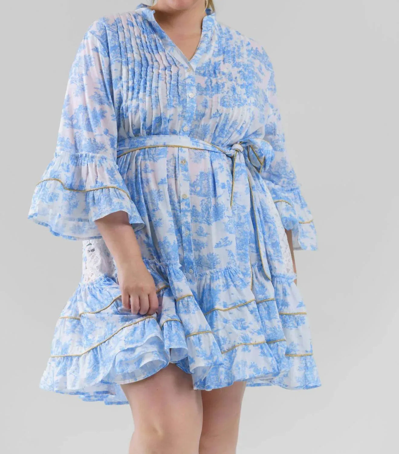 Toile Capsule Mini Dress - Plus