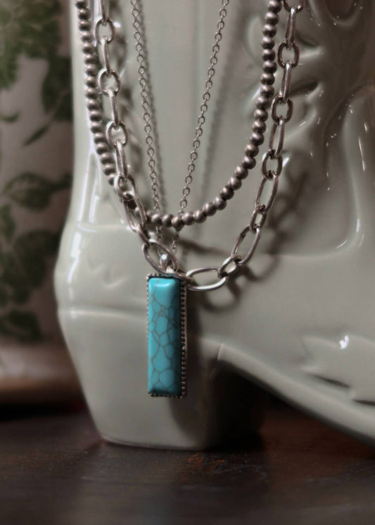 Women's Wolfe Bar Pendant Necklace