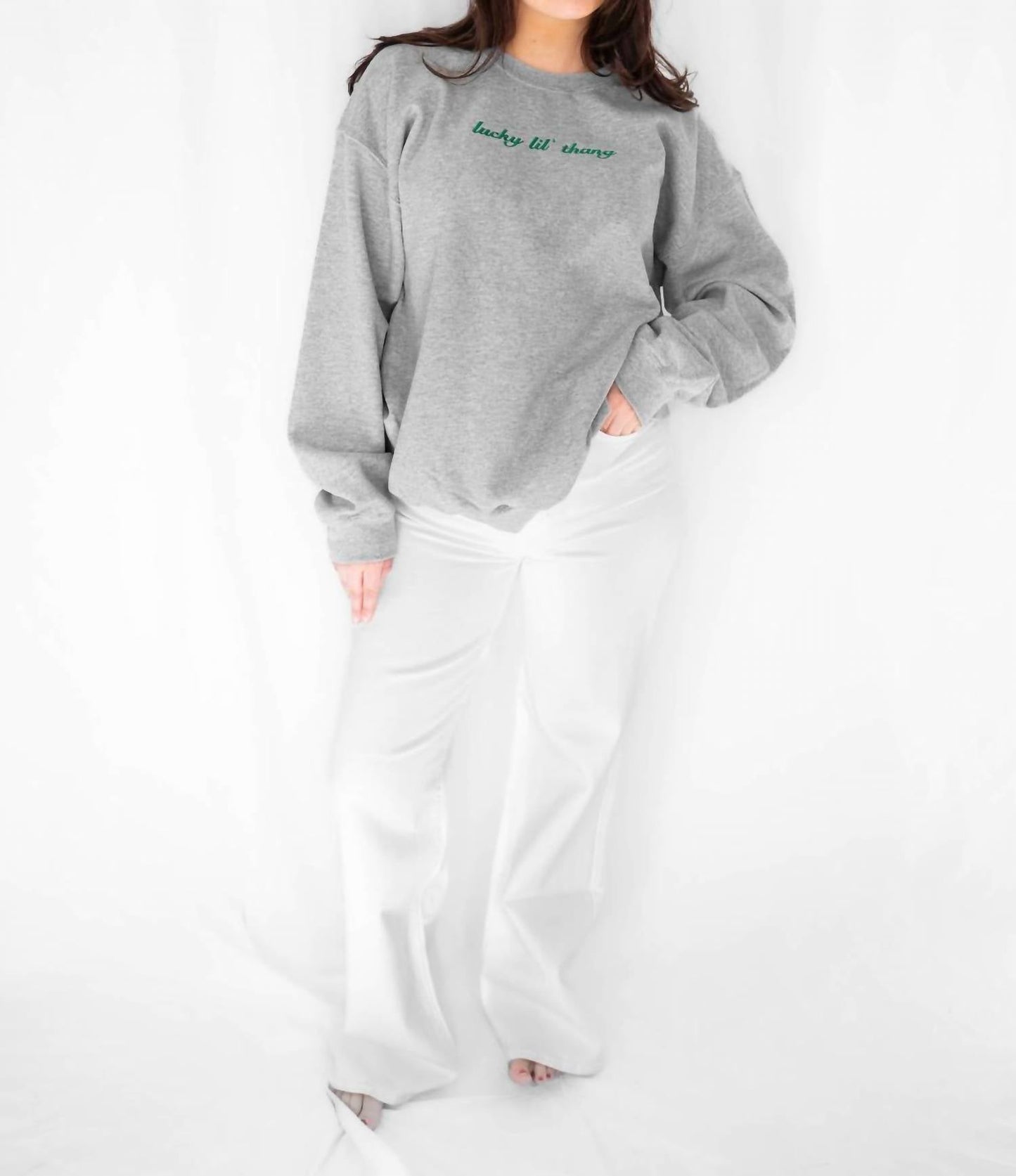 Lucky Crewneck-Sweatshirt