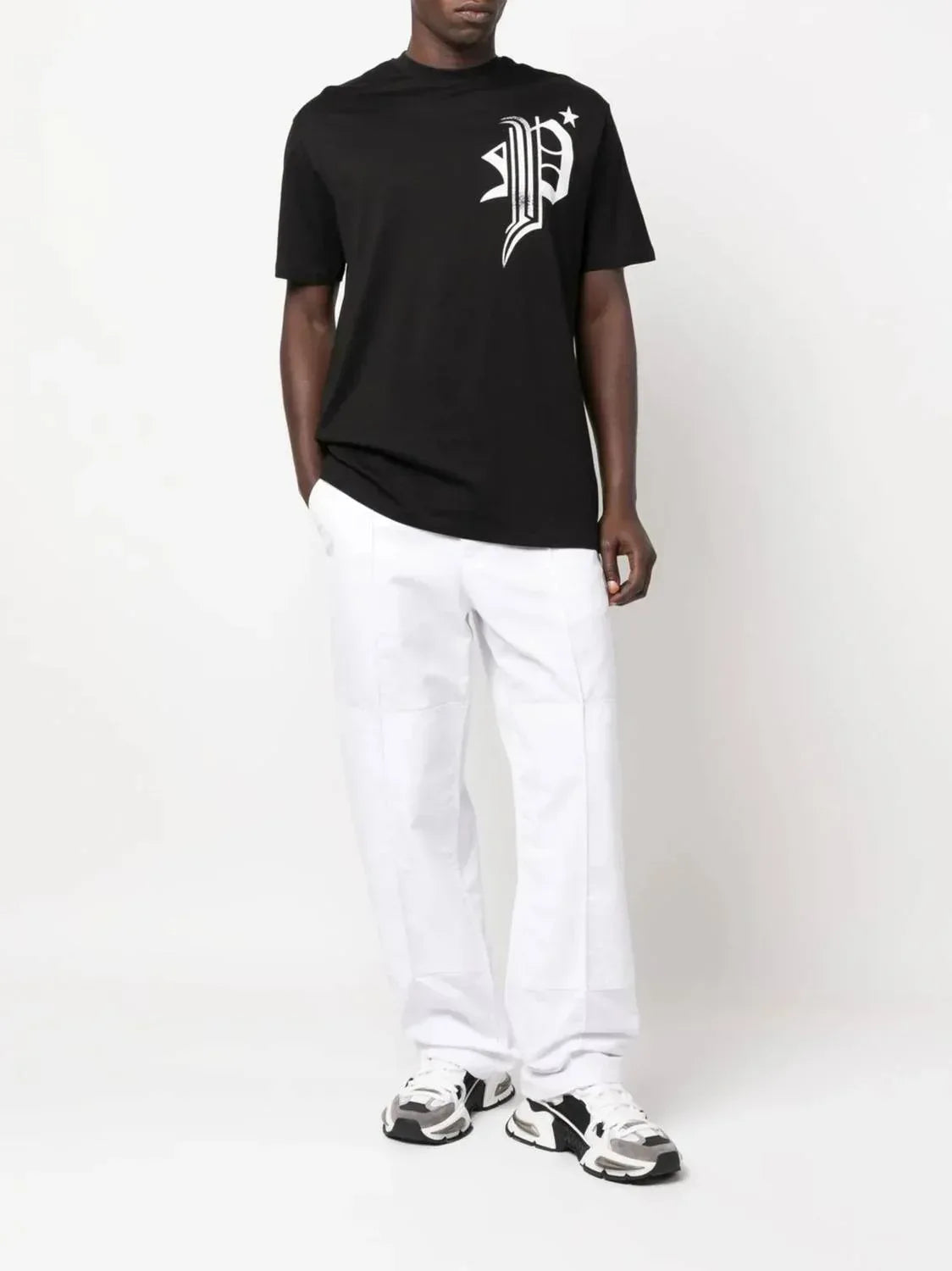 Skull Bone Logo Graphic T-shirt