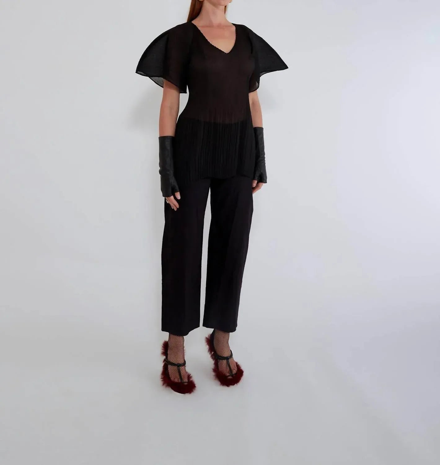 Medusa V Neck Top
