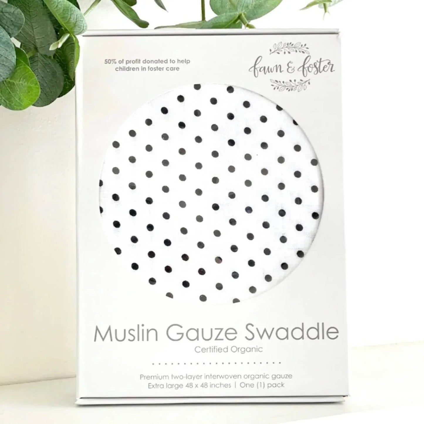 Baby Bio-Musselin-Gaze-Pucktuch - Hazel