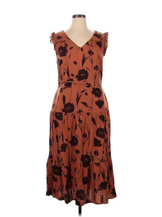 Women's Tiered Midi Dress