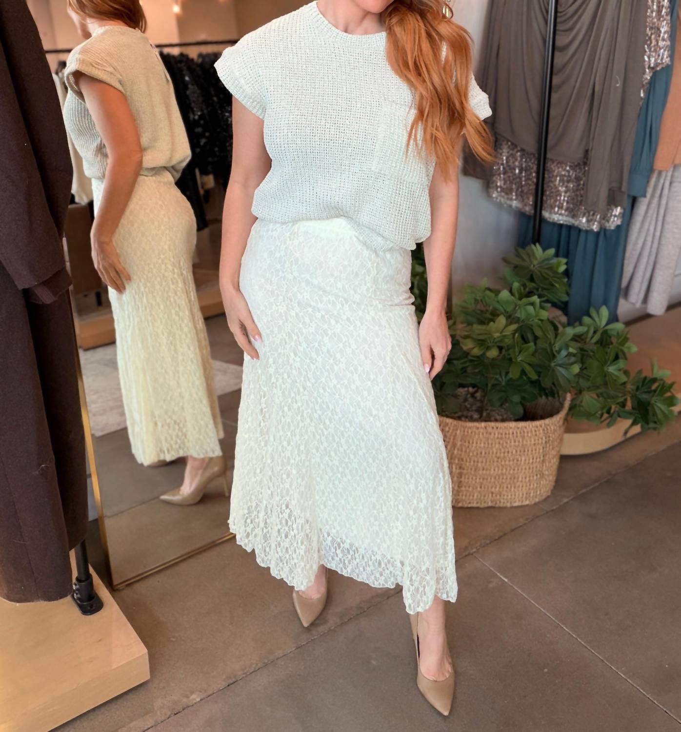 Lace Maxi Skirt