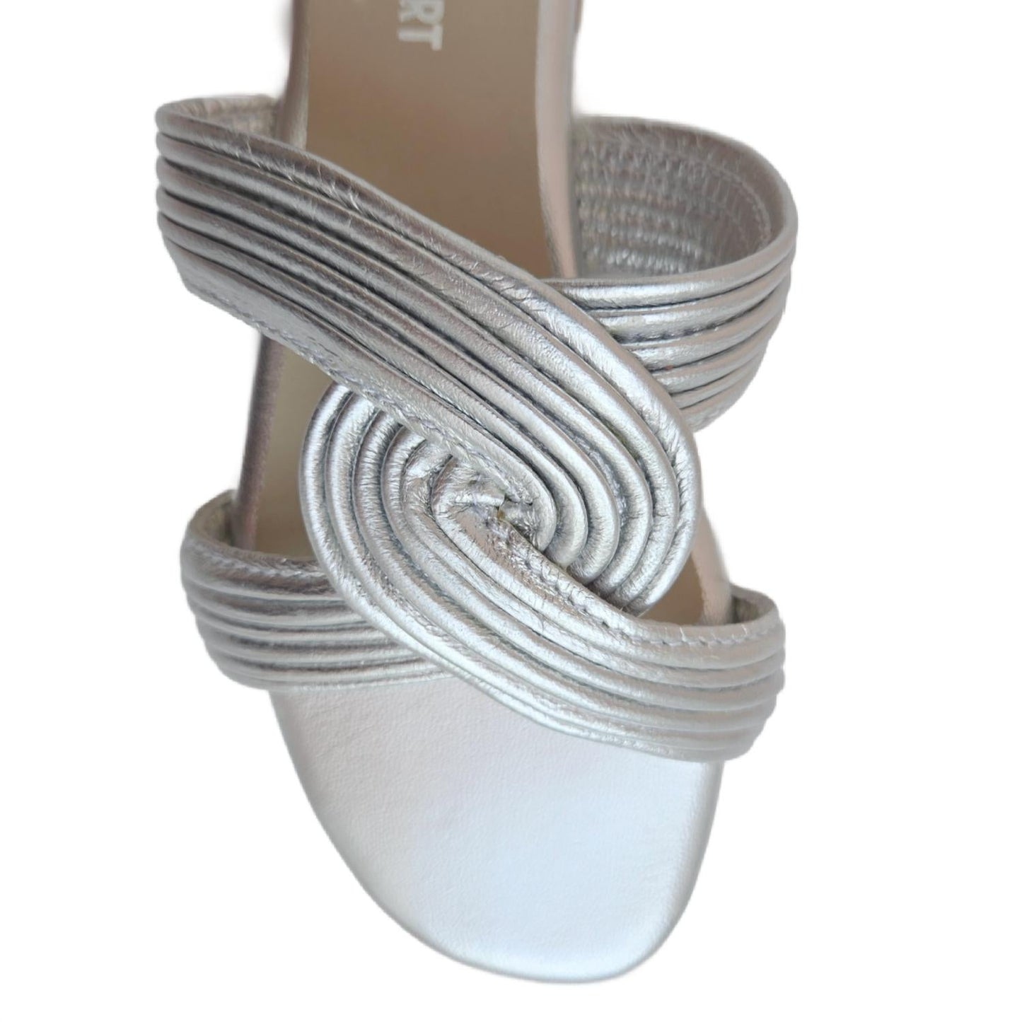 Damen Angela Swirl Leder-Sandalette