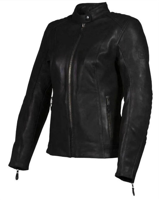 Women’s Roxbury Leather Motorcycle Jacket