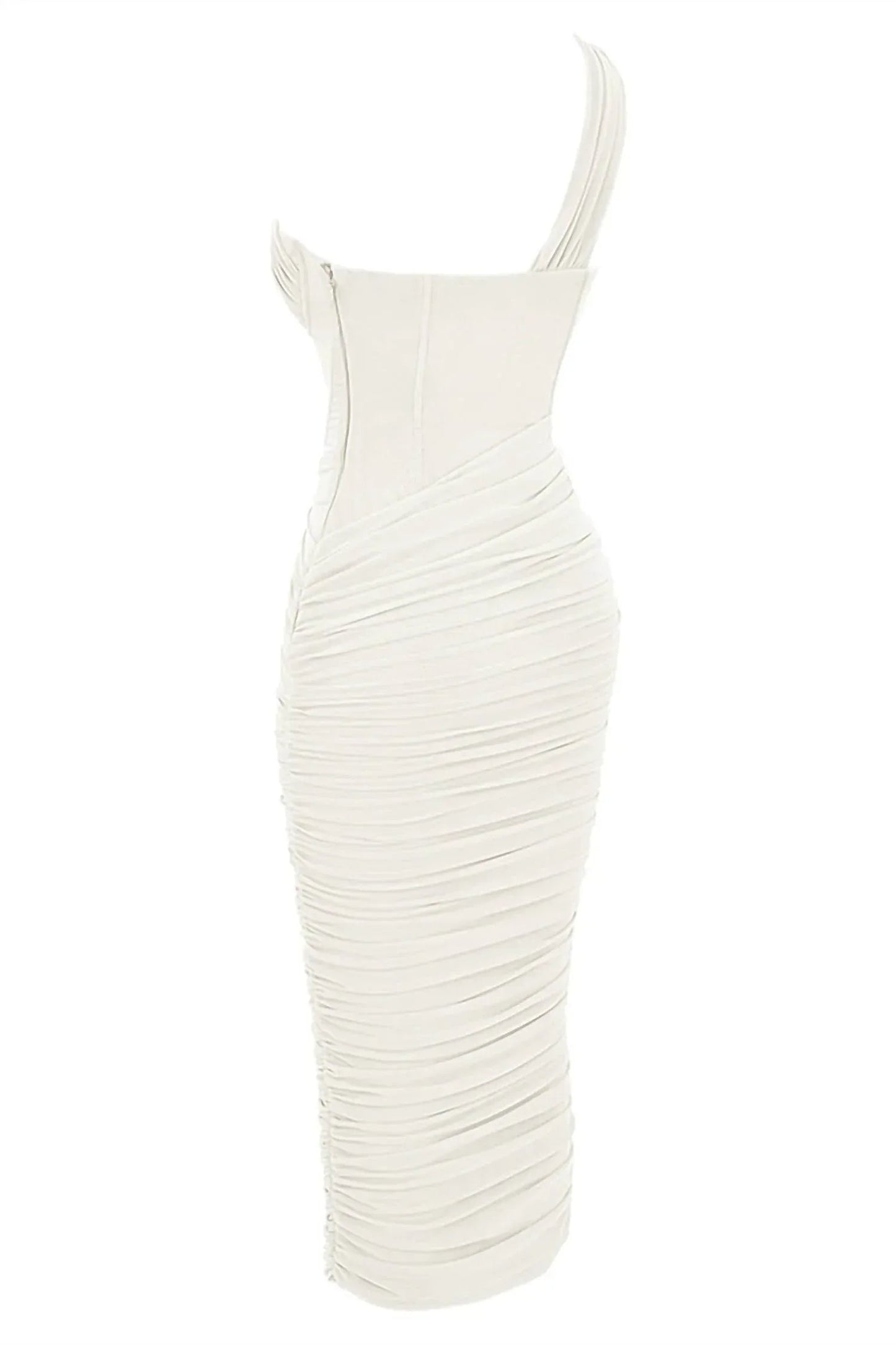 Valentina Asymmetrisches Midikleid mit Cut-outs