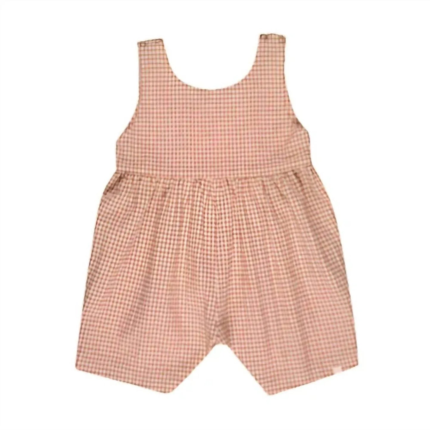 Kid's Maria Luísa Check Jumpsuit
