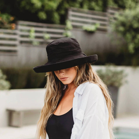 Women's Cotton Big Brim Hat