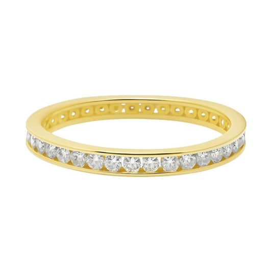 Women's Moissanite Pave 1.6 CT Eternity Band